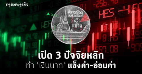 เงินบาทแข็งค่า: ไขปม "เงินบาทแข็งค่า" มีสาเหตุมาจากการที่ต่างชาติเชื่อมั่นเศรษฐกิจไทย 