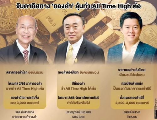 นโยบาย ‘ทรัมป์’ ป่วน ‘ราคาทอง’ ‘กูรู’ ย้ำเป็นขาขึ้น