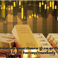 ทองคำดีดแรงรับวันหยุด! เปิดตลาด 10 ก.ค. พุ่ง 250 บาท แตะ 51,200 รับแรงหนุนวิกฤตหนี้สหรัฐ
