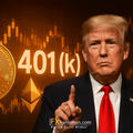 ทรัมป์ผลักดันต่อ! “คริปโตในกองทุนเกษียณ 401(k)” เตรียมกลายเป็นกฎหมายถาวร