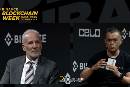 “ทองแท่งนี้แท้ไหม?” CZ ยื่นทองให้ Peter Schiff กลางเวที — แต่กลับตอบไม่ได้ว่า “แท้หรือปลอม”